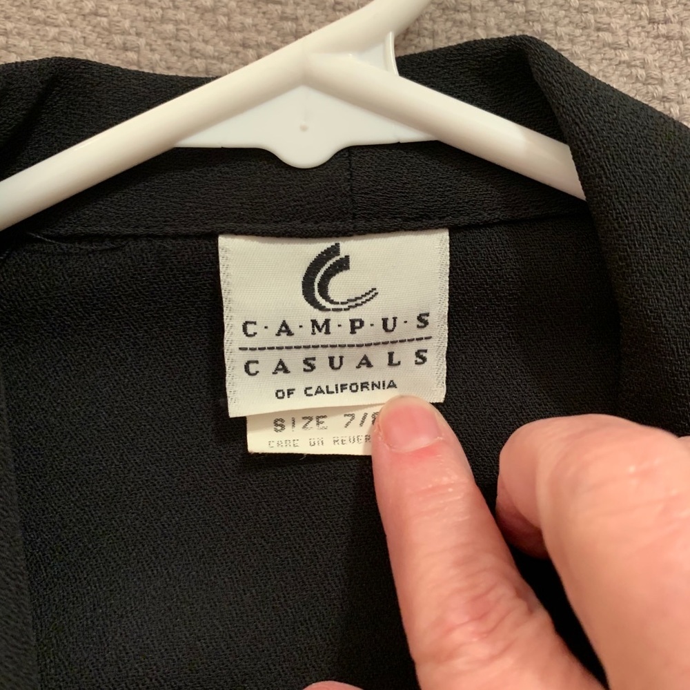 EUC Jacket/Blouse: Bolero-Style, Lightweight, Vintage Campus Casuals - Picture 4 of 14